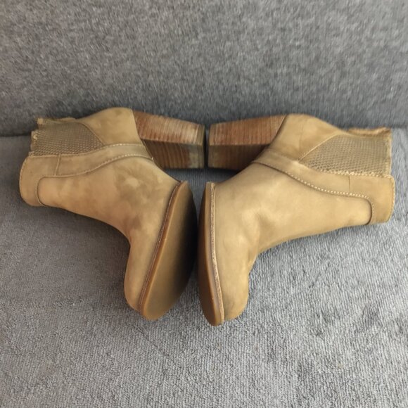 UGG Ankle Cobie Nubuck Leather Heel Chelsea Bootie 1010191 Size 7.5 - Picture 5 of 13